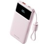 Vention Powerbank 10000mAh 22.5W Rosa con Cable USB-C